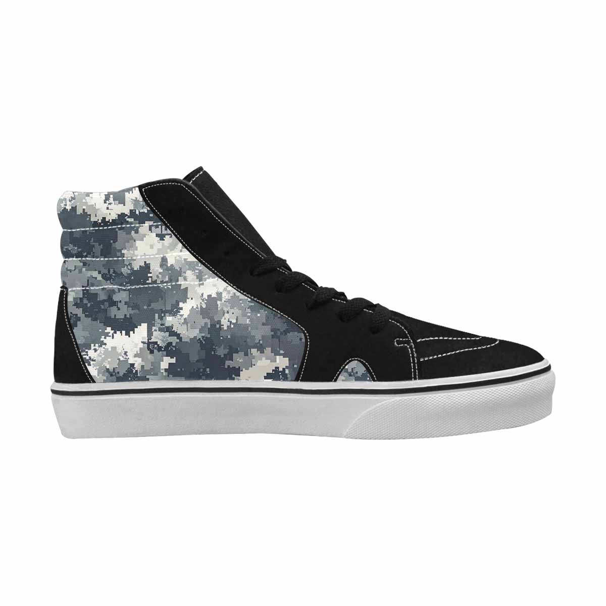 MEN'S Military Camouflage Blotch High Top Canvas Grunge Custom Sneakers