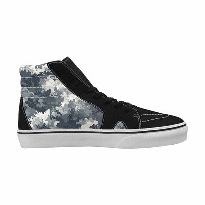 MEN'S Military Camouflage Blotch High Top Canvas Grunge Custom Sneakers