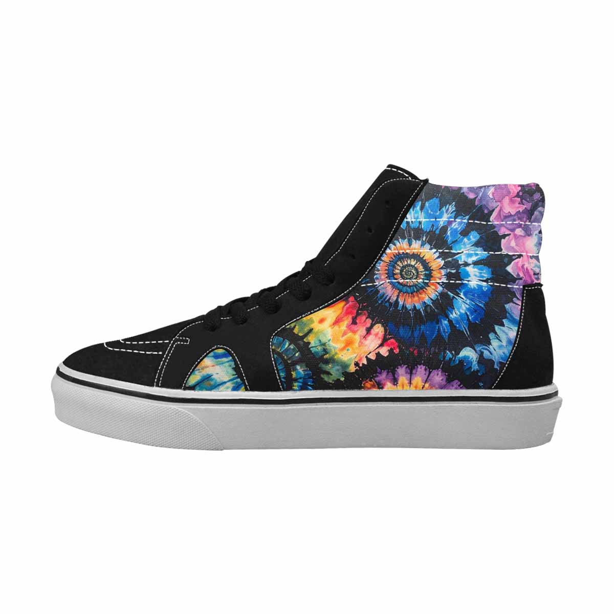 MEN'S Tie High Top Canvas Cottagecore Sneakers