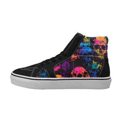 MEN'S 1000s Skulls Digital Camo High Top Canvas Aesthetic Custom Shoes