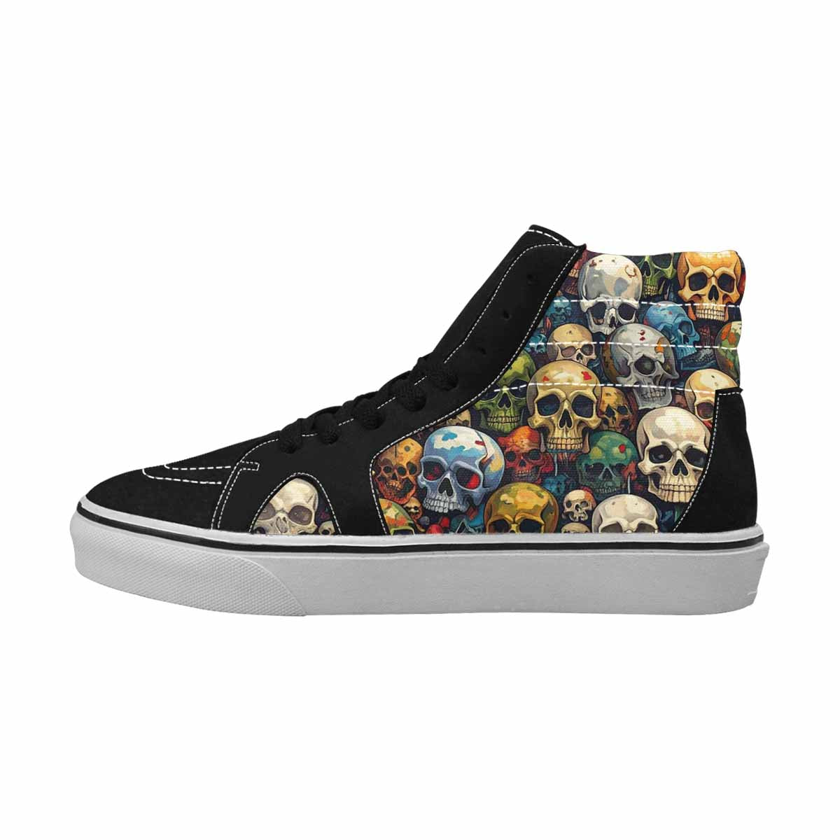 MEN'S Skulls High Top Canvas Dreamlike Custom Shoes