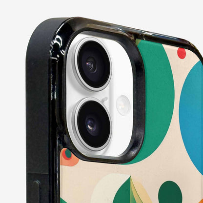 iPhone 16 Case — 1960s Mod Cartoon Art Pattern, Personalized Phone Case