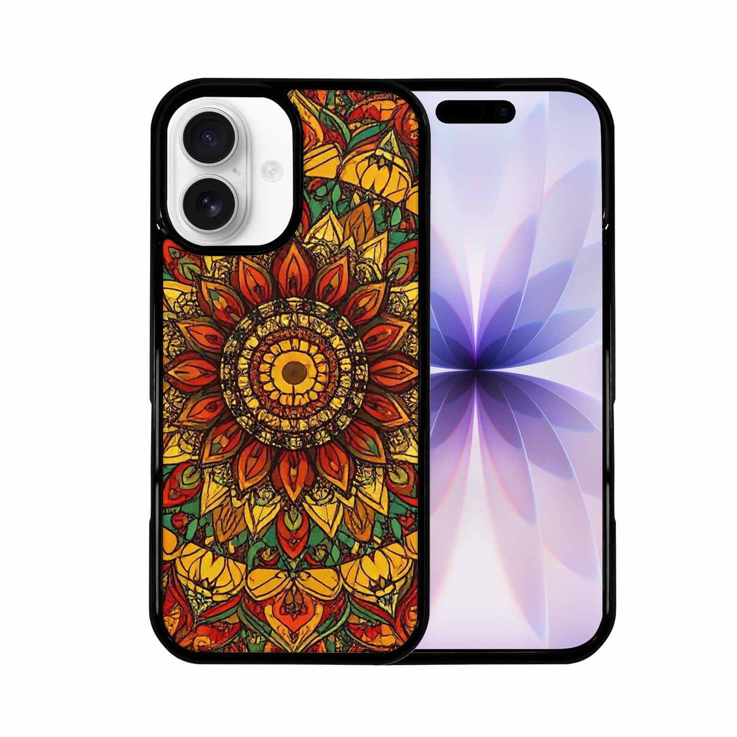 iPhone 17 Case — Mandala Lions Original Art, Custom Phone Case