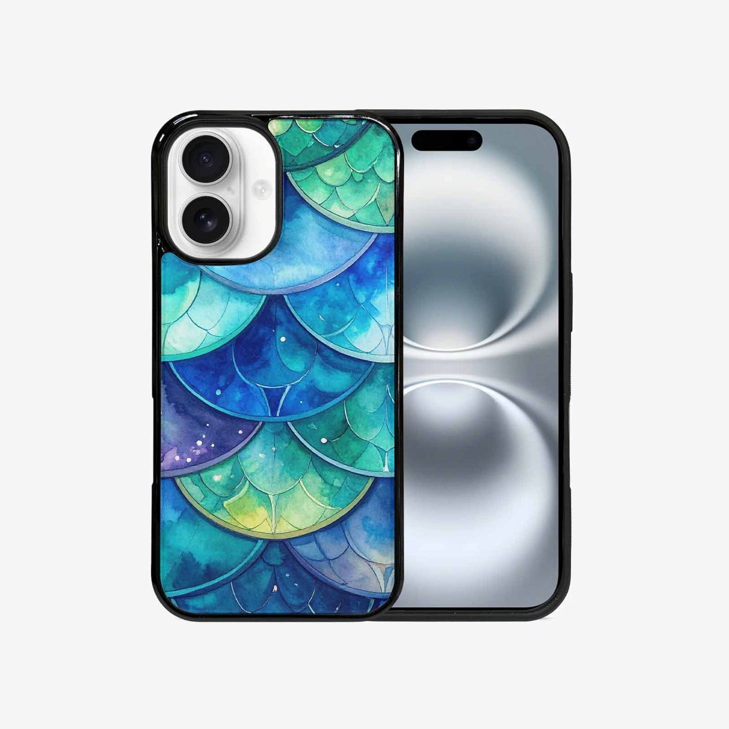 iPhone 16 Case — Mermaid Scale, Custom Art Phone Cover