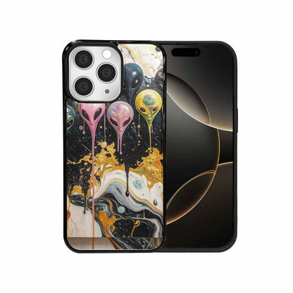 iPhone 15 Pro Max Case — Aliens Marblemelting Aliens Pa, Custom Print Case Cover