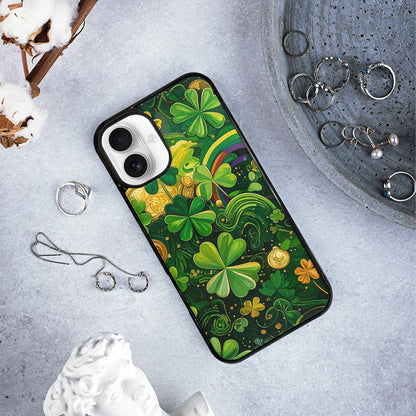 iPhone 16 Plus Case — St Patrick\'s Clover St Patrick\'s Clover, Unique Phone Case Design