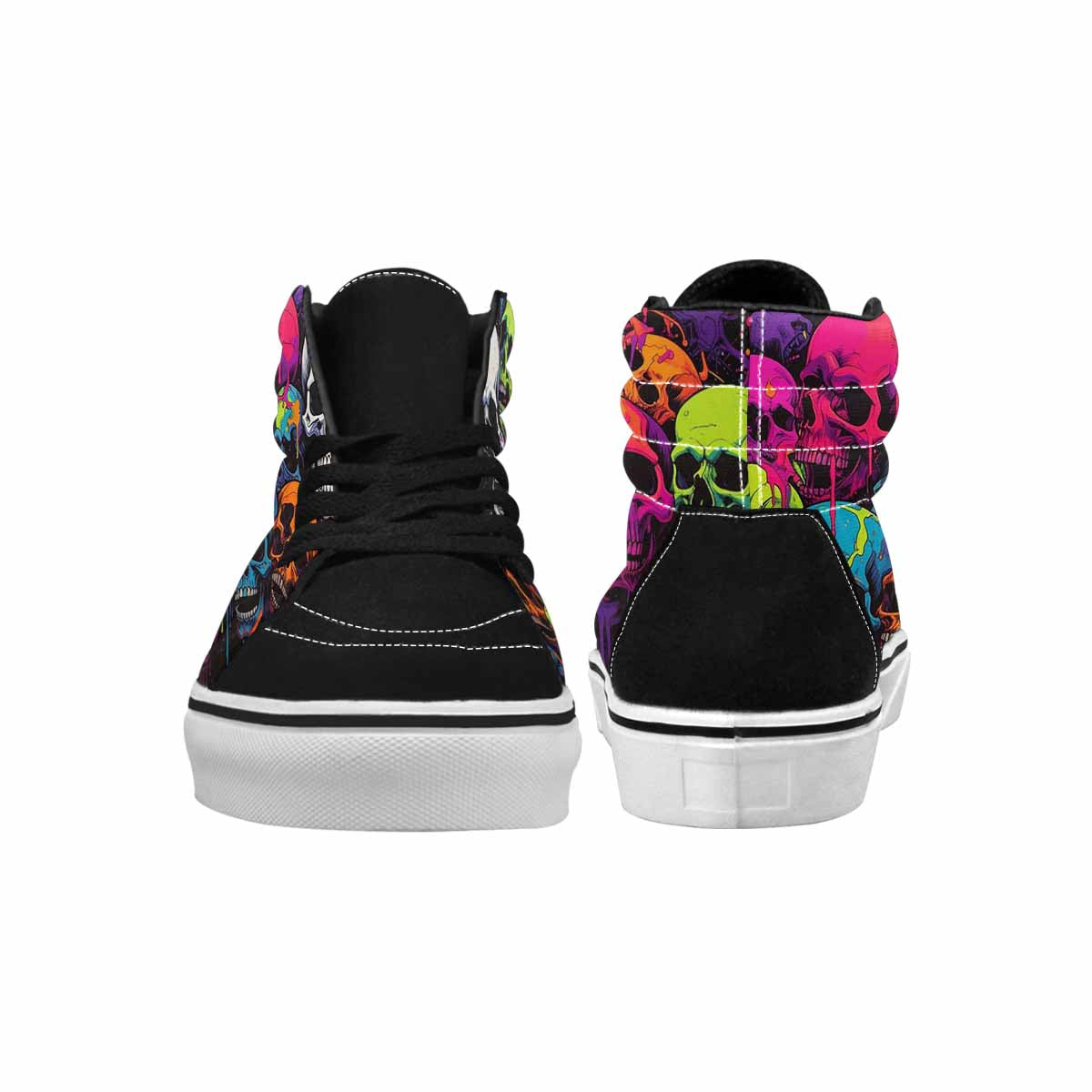 MEN'S Vibrant Camo 1000 S High Top Canvas Cottagecore Sneakers