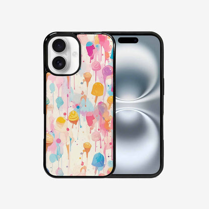 iPhone 16 Case — Ice Cream Motif Ice Cream Motifs, Personalized Phone Case