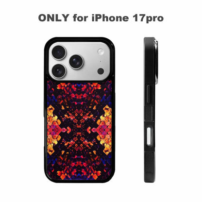 iPhone 17 Pro Case — Snake Print Dark Seamless Pattern Animal, Original Design Phone Case