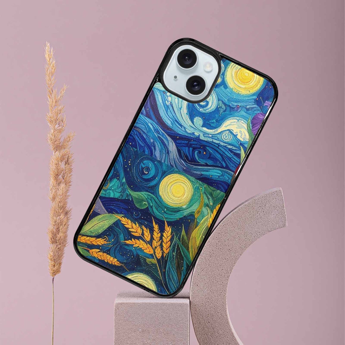 iPhone 15 Plus Case — Blend All Versions Together Melting Together, Custom Printed Phone Case