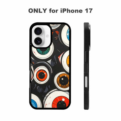 iPhone 17 Case — Googly Cartoon Eyeballs Cartoon Cute, Custom Print Case Cover