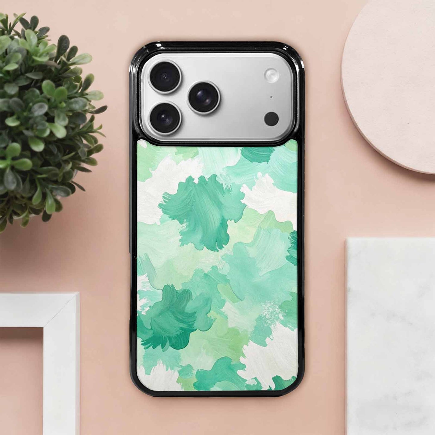 iPhone 17 Pro Max Case — Seamless Tileable Pattern Of Camo, Custom Print Case Cover
