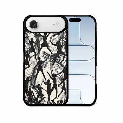 iPhone 17 Air Case — Bold Dancing Figure Line Art Original, Original Design Phone Case