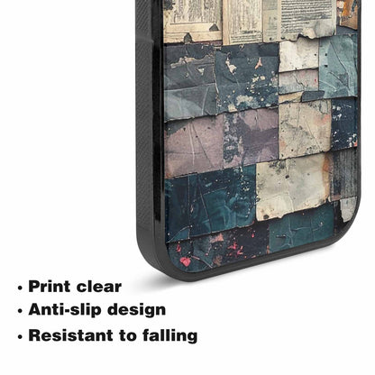 iPhone 15 Plus Case — Distressed Grunge Texture Pattern Hundreds Of, Unique Phone Case Design