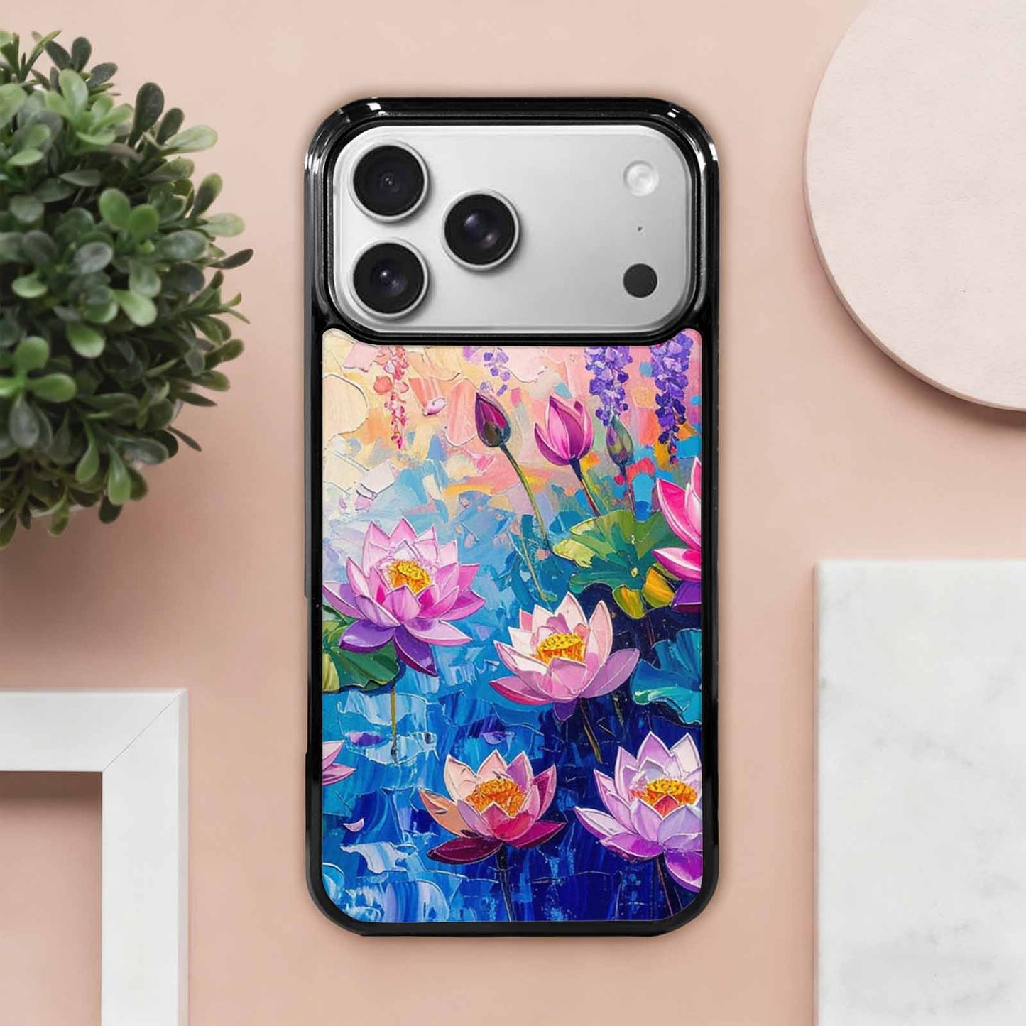 iPhone 17 Pro Max Case — Full Color Vibrantmonet Impressi Zfn Original, Custom Printed Phone Case
