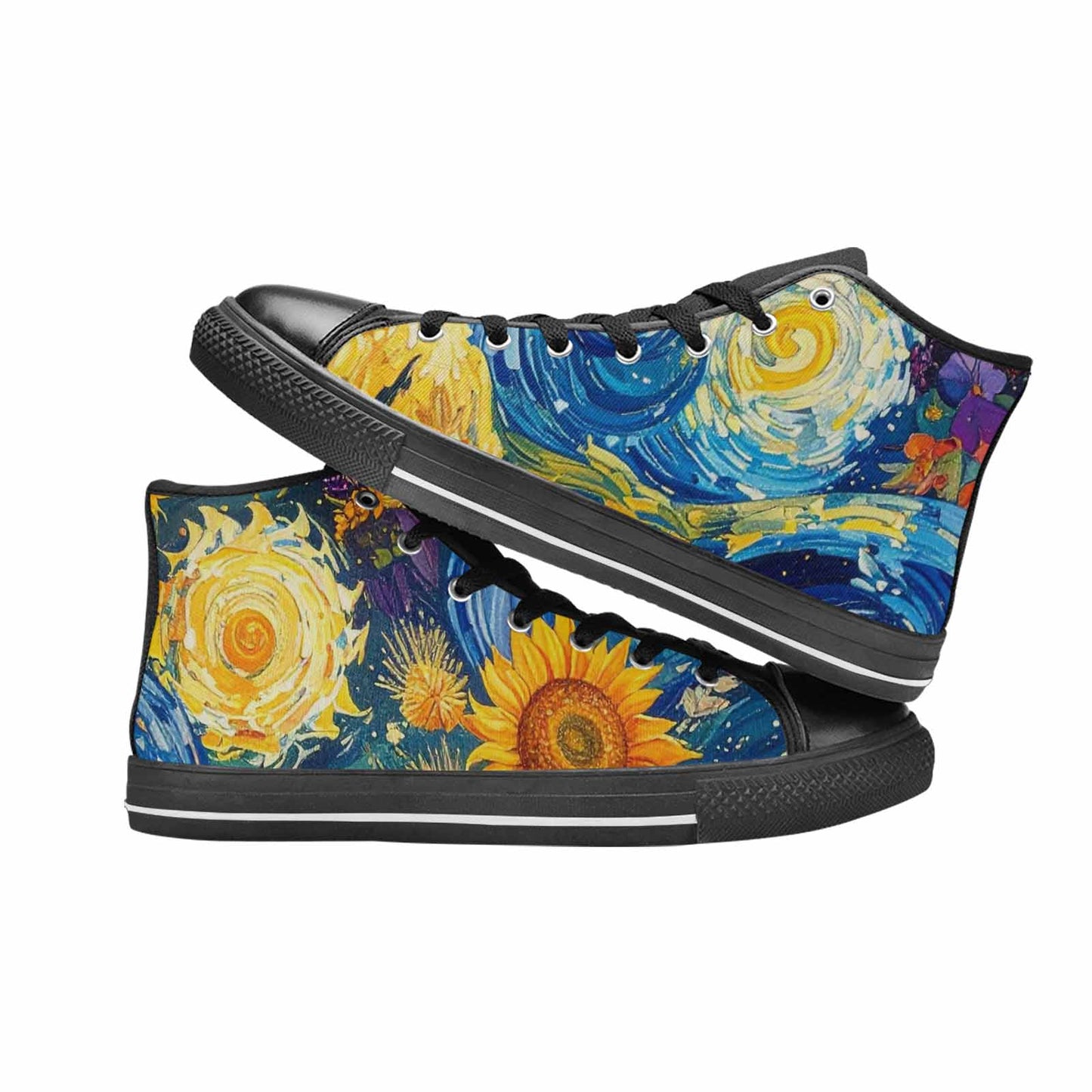 WOMEN'S Blend All Versions High Top Canvas Vivid Custom Shoes