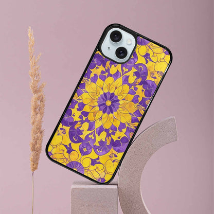 iPhone 15 Plus Case — Intersex Flag Color Theme Small Rainbow, Customized Protective Case