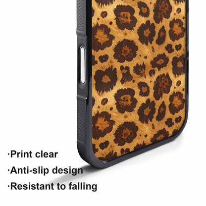 iPhone 17 Pro Case — Classic Leopard Print Warm Golden Animal, Original Design Phone Case