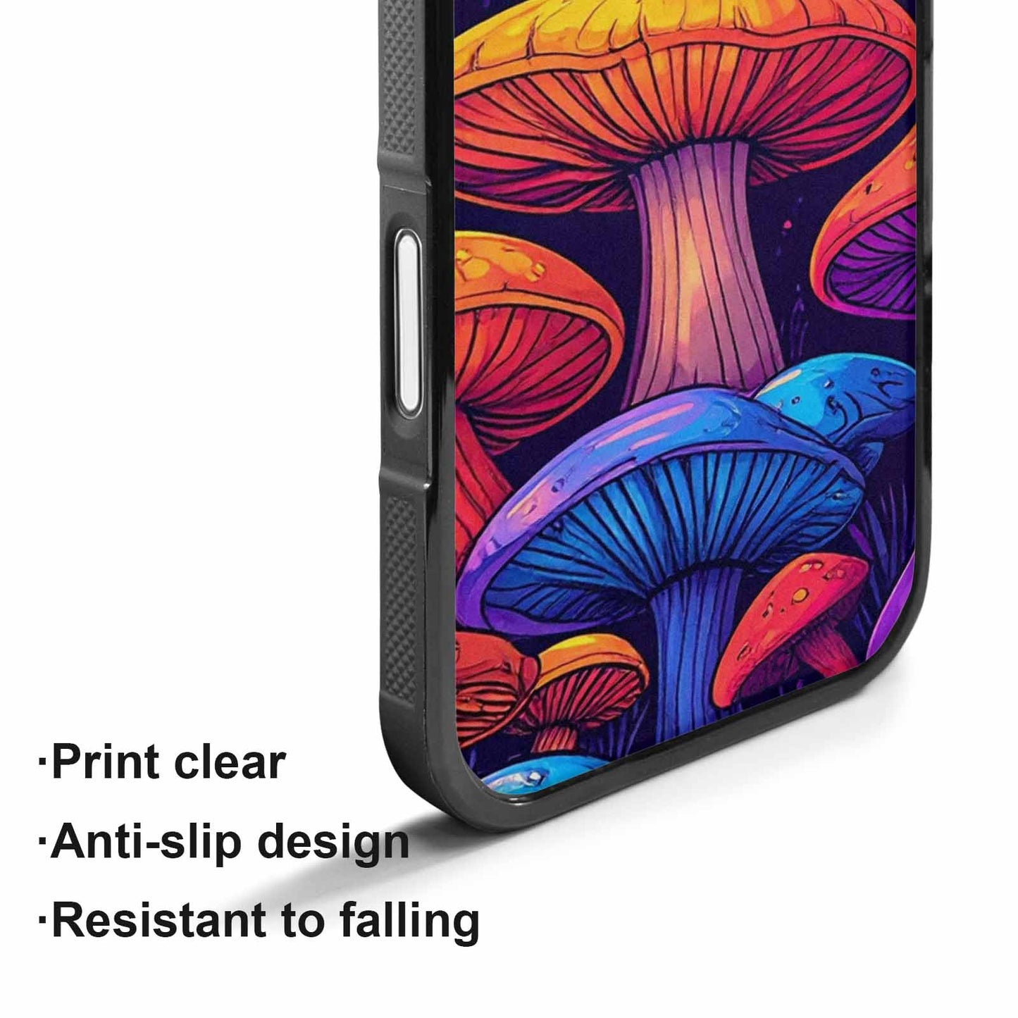 iPhone 17 Case — Psychedelic Mushroom Cartoon Pattern Cartoon Cute, Custom Print Case Cover