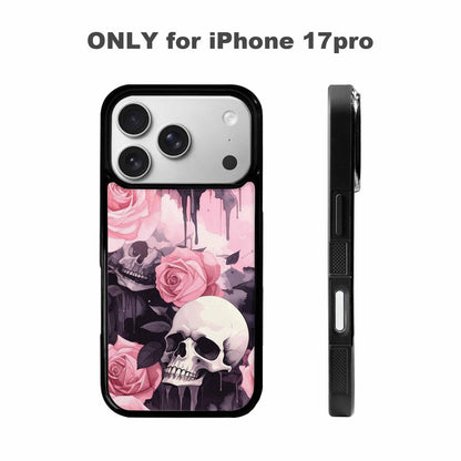 iPhone 17 Pro Case — Skull Dark Art Gothic Print Gothic, Unique Phone Case Design