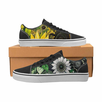 WOMEN'S Blend Melt Them Canvas Lace-Up Neon Fantasy Custom Sneakers