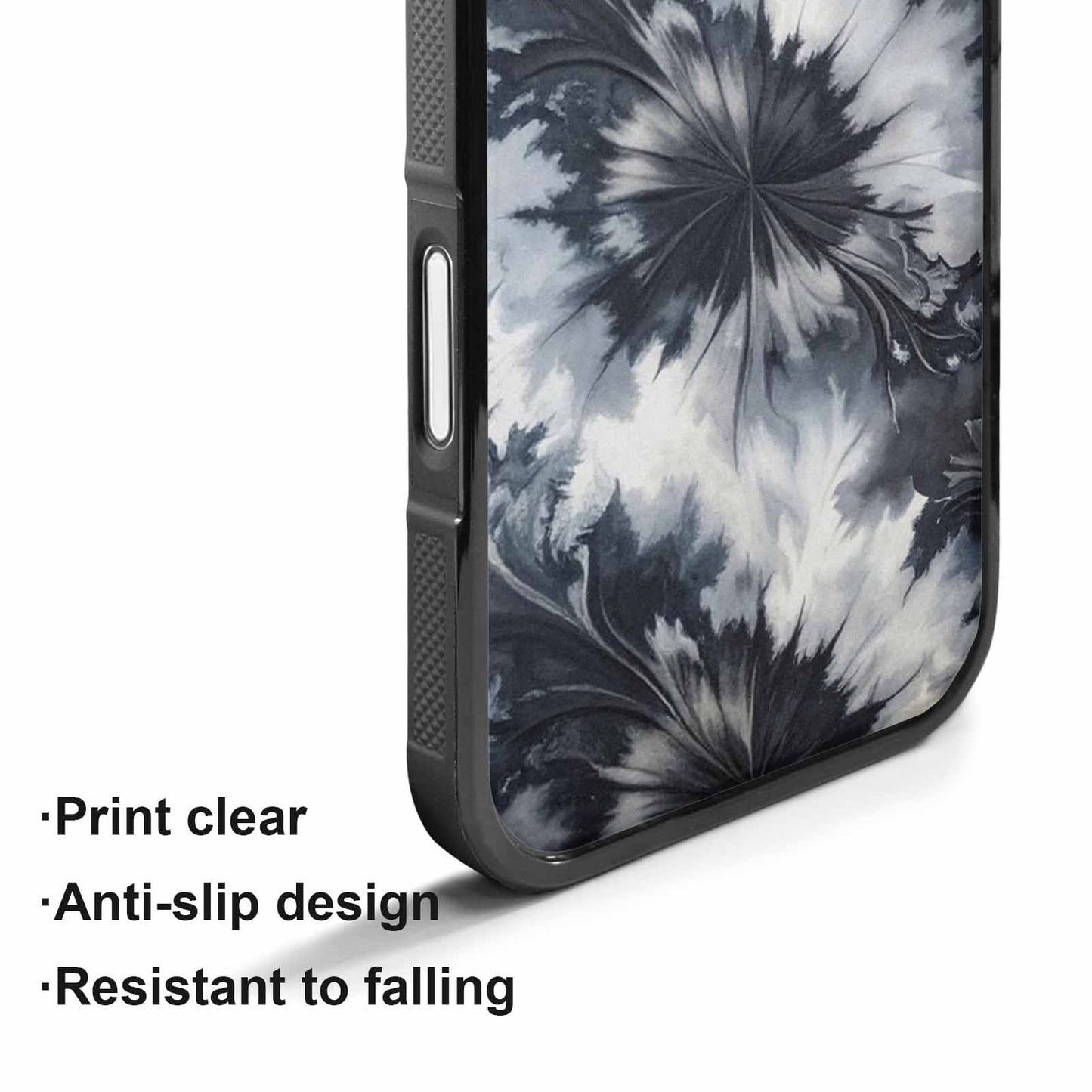 iPhone 17 Case — Tie Dye Black And Tie Dye, Custom Made Phone Cover