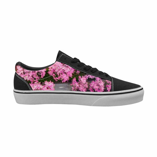 WOMEN'S Cherry Blossom Branch Cherry Lace-Up Canvas Vivid Sneakers