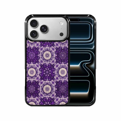 iPhone 17 Pro Max Case — Small Mandala Pattern, Randomly Floral, Custom Printed Phone Case