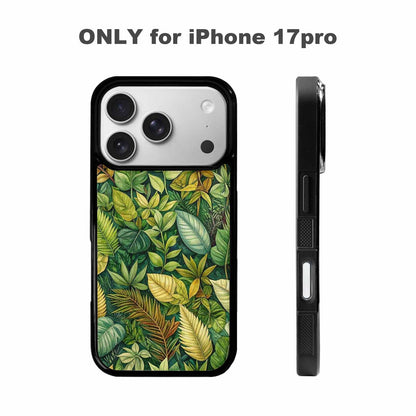 iPhone 17 Pro Case — Small Seven Point Palmate Leaf Floral, Custom Phone Case
