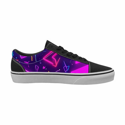 WOMEN'S 80s Retro Motif Lace-Up Canvas Y2K Shoes