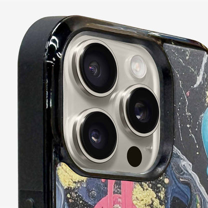 iPhone 16 Pro Max Case — Aliens Marblemelting Aliens Pa Mif, Custom Printed Phone Case