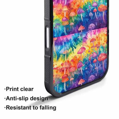 iPhone 17 Air Case — Mushrooms Tie Dyemushrooms Pat Tie Dye, Personalized Phone Case