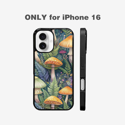 iPhone 16 Case — Mushrooms Botanicalmushrooms P, Custom Art Phone Cover