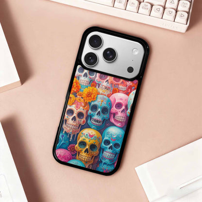 iPhone 17 Pro Case — Sugar Skullsmelting Sugar Skulls Gothic Skulls, Unique Phone Case Design