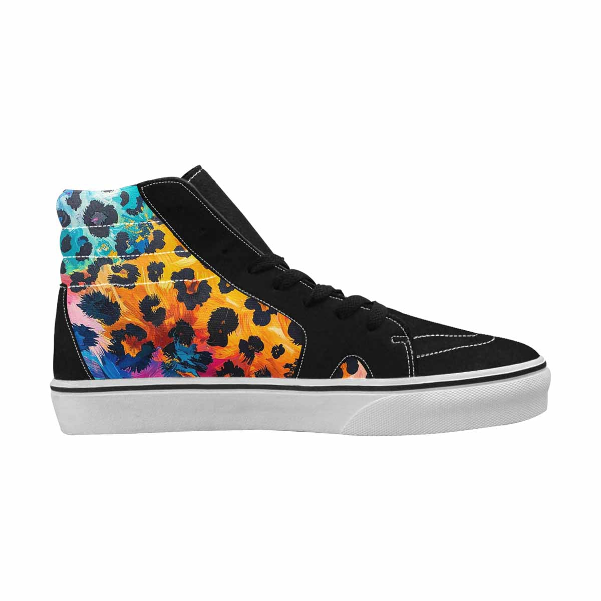 MEN'S Full Color Vibrant Animal High Top Canvas Aesthetic Shoes