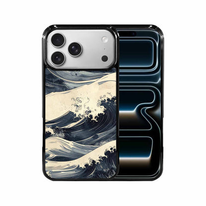 iPhone 17 Pro Max Case — Vintage Americana Wave Retro Vintage, Custom Printed Phone Case