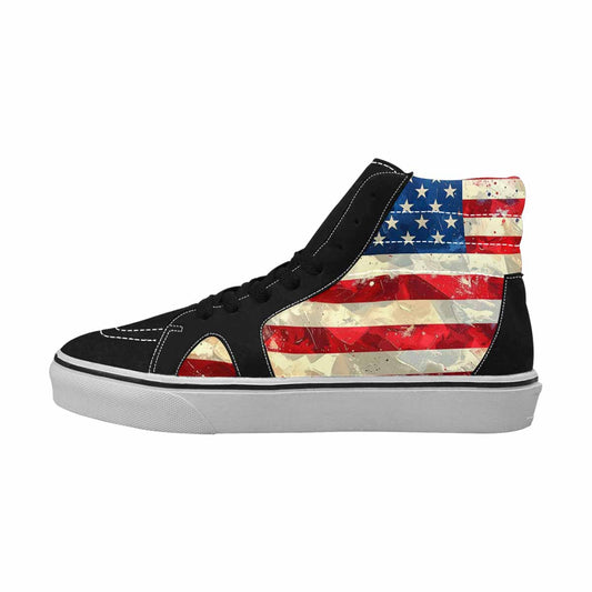 MEN'S American Flag Stars High Top Canvas Aesthetic Shoes