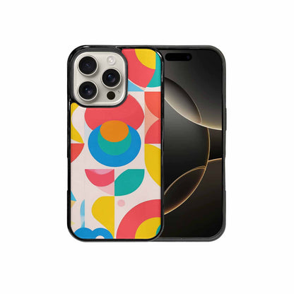 iPhone 16 Pro Case — 1960s Mod Cartoon Art Pattern, Unique Phone Case Design
