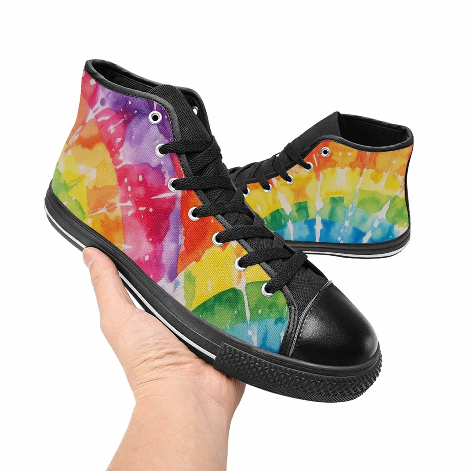 MEN'S Tie Dye - High Top Canvas Dreamcore Sneakers