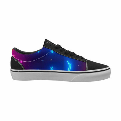 WOMEN'S 80s Retro Motif 80s Lace-Up Canvas Vivid Sneakers