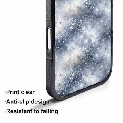iPhone 17 Pro Max Case — Galaxy Art Silver White Galaxy Space, Custom Made Phone Cover