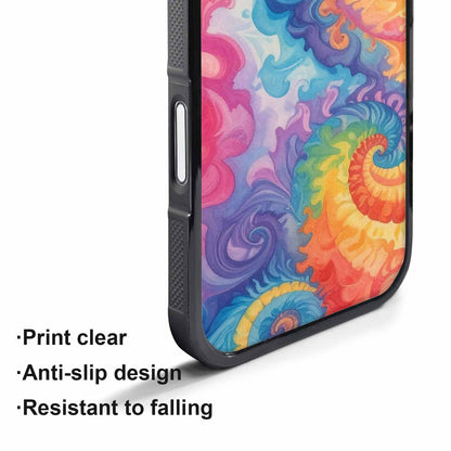 iPhone 17 Air Case — Tie Dye Swirls Tie Dye Tie, Custom Made Phone Cover