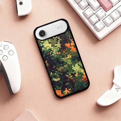 iPhone 17 Air Case — Small Military Camouflage Blotch Pattern Camo, Original Design Phone Case