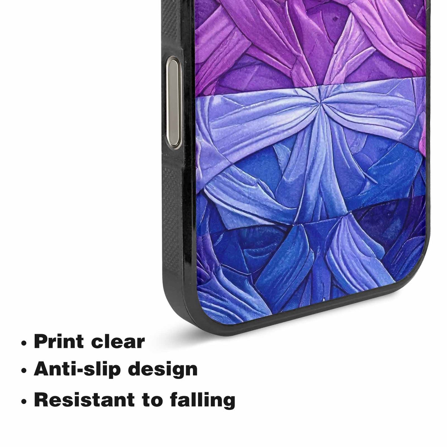 iPhone 16 Pro Max Case — Bisexual Flag Color Theme Small Rainbow, Custom Phone Case