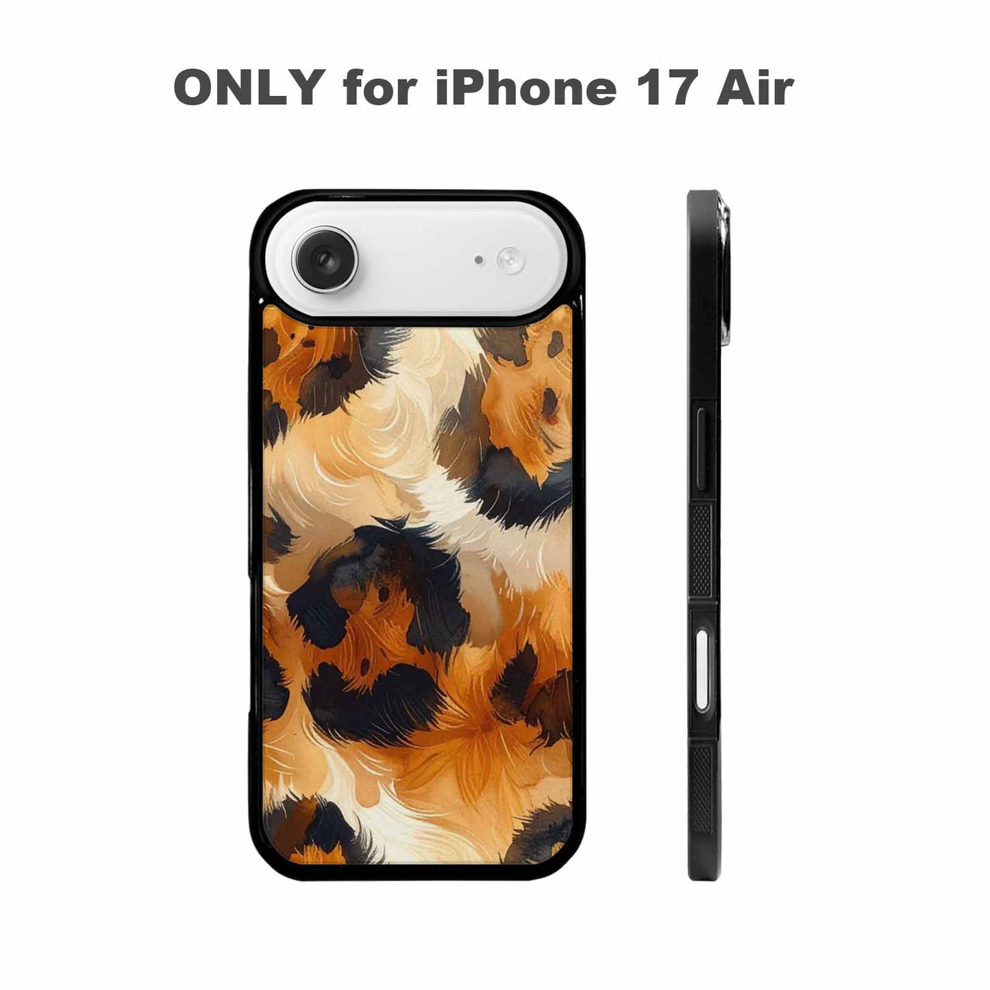 iPhone 17 Air Case — Leopard Soft Airbrush Gradient Animal Print, Custom Print Case Cover