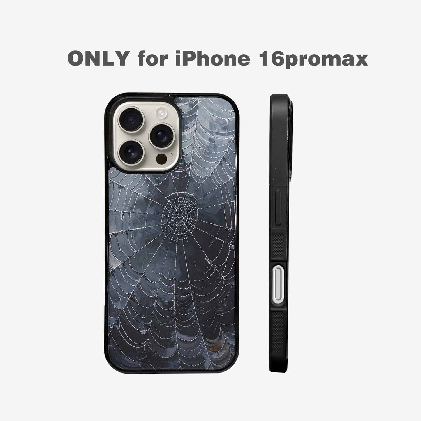 iPhone 16 Pro Max Case — Spider Web Gothic Spider Web Gothic, Custom Art Phone Cover