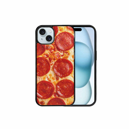 iPhone 15 Plus Case — Pepperoni Pizza Print Custom, Custom Designed Case Cover