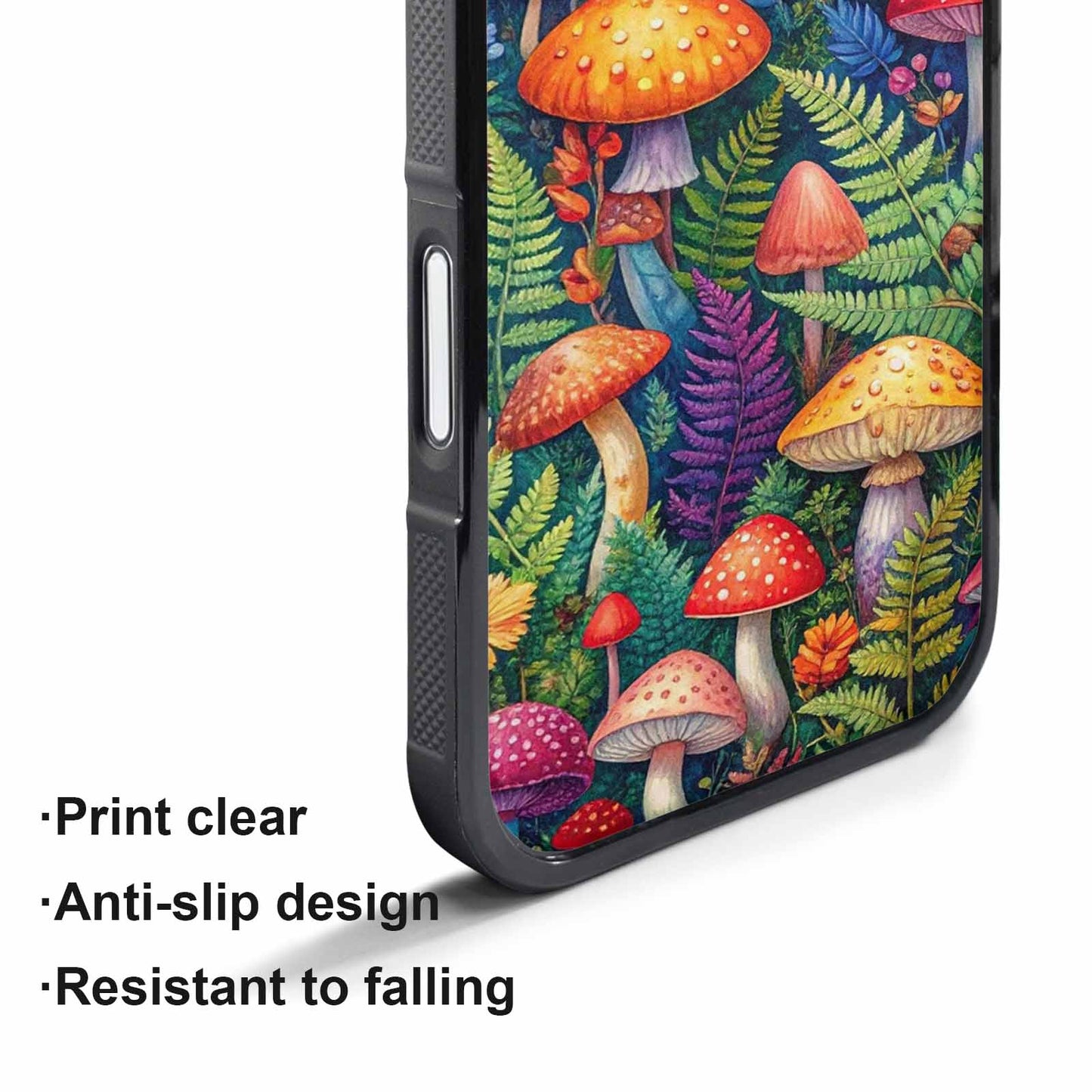 iPhone 17 Pro Max Case — Mushrooms Botanicalmushrooms P Rk2 Floral, Custom Designed Case Cover