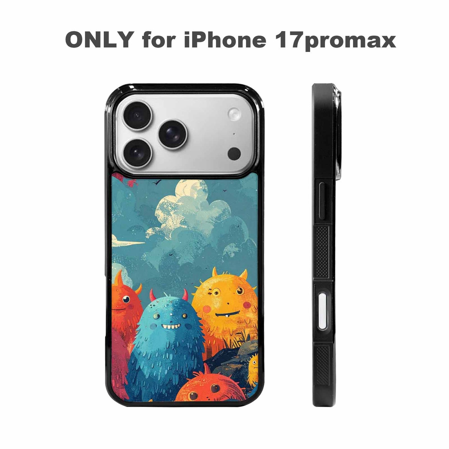 iPhone 17 Pro Max Case — Vintage Monsters Lighthouse Retro Vintage, Customized Protective Case