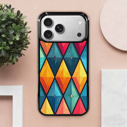 iPhone 17 Pro Max Case — Vintage Summer Diamond Retro Vintage, Customized Protective Case